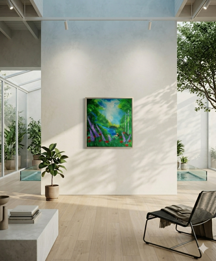 Wiosenny rozkwit na płótnie 