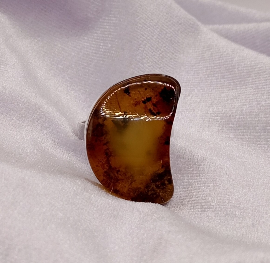 Pierścionek z bursztynem Rozmiar/Średnica wew. (mm) 20/19,09