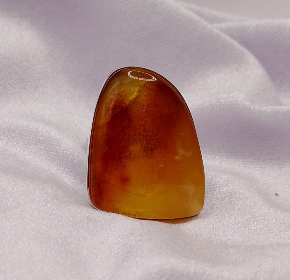 Pierścionek Srebro i Bursztyn roz.20