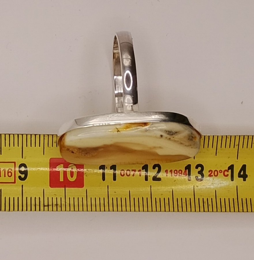 Pierścionek Srebro i Bursztyn roz.27