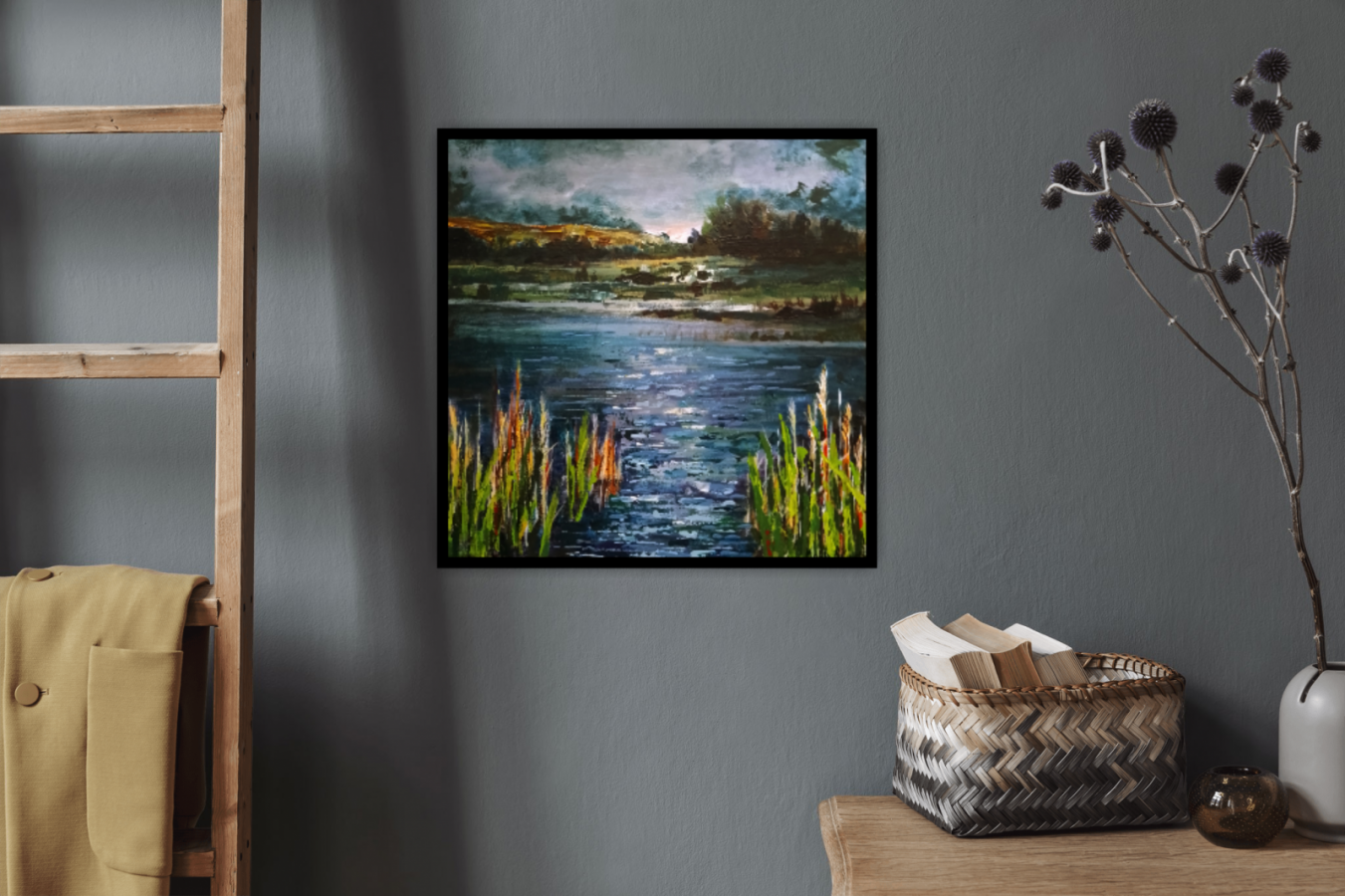 Jezioro przed burzą