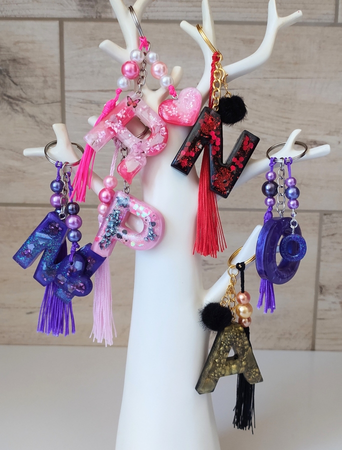 Brelok literka P Minnie & Miki Mouse