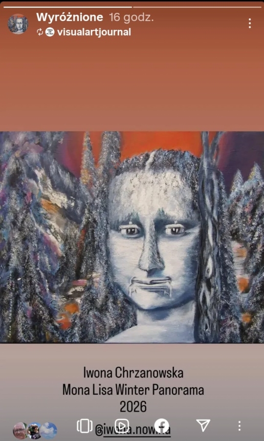 Mona Lisa zimowa panorama