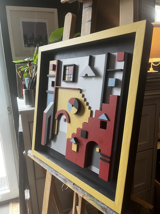 Relief neoplastyczny 3D