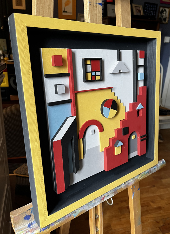 Relief neoplastyczny 3D