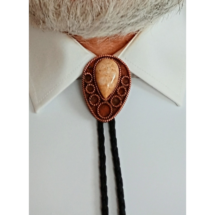 Krawat bolo z chalcedonem