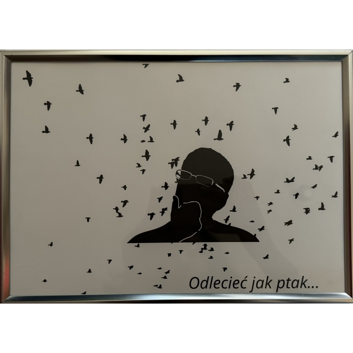 Fantazyjna grafika w ramce