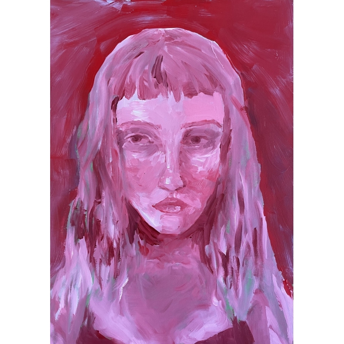 Portret czerwony 1
