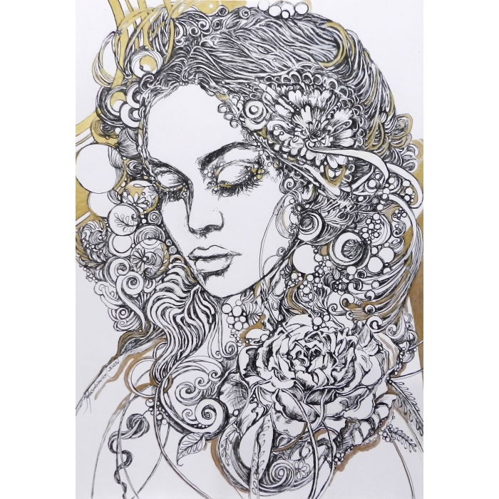 Z cyklu ,, Grafik bez tytułu ,, 2