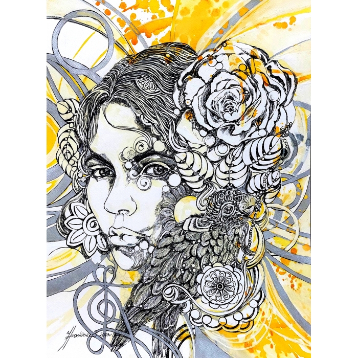 Z cyklu ,, Grafik bez tytułu ,, 9