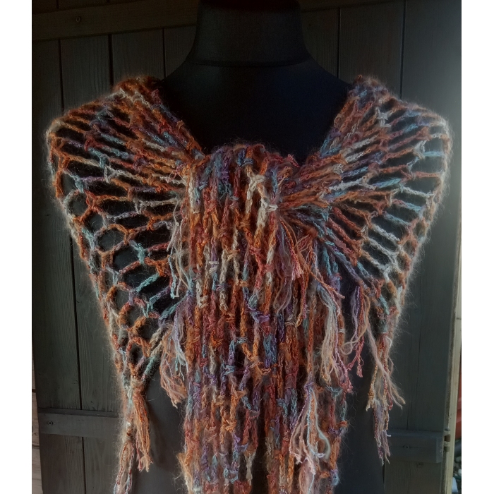 Chusta moherowa siateczka