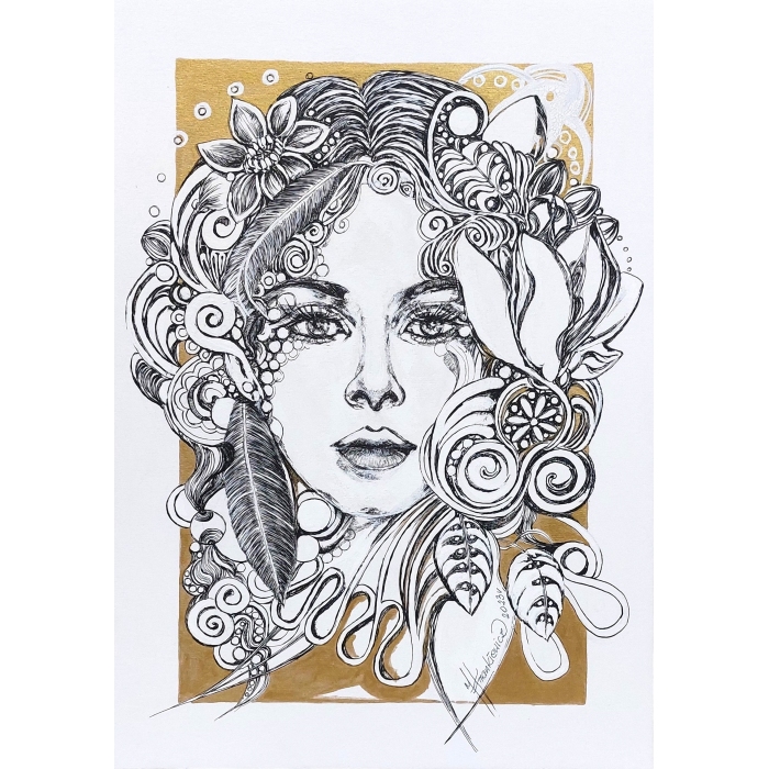 Z cyklu ,, Grafik bez tytułu ,, poz.8