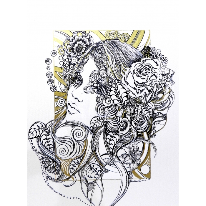 Z cyklu ,, Grafik bez tytułu ,, 13