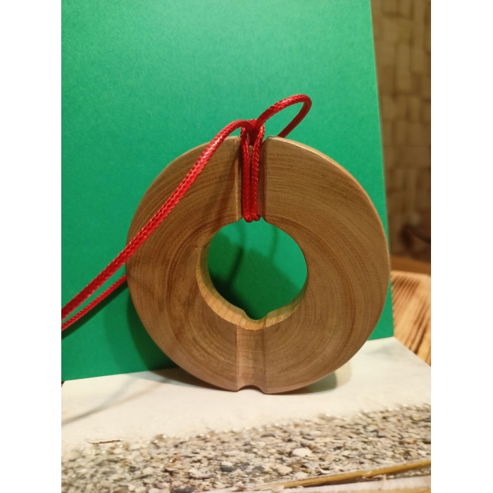 naszyjnik piąty z drewna wiśni