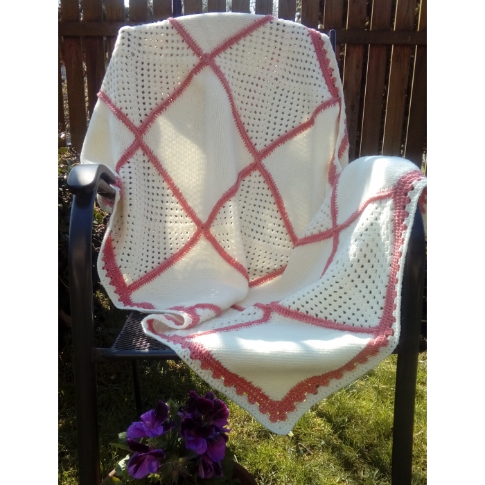 Narzuta Krem brzoskwiniowy