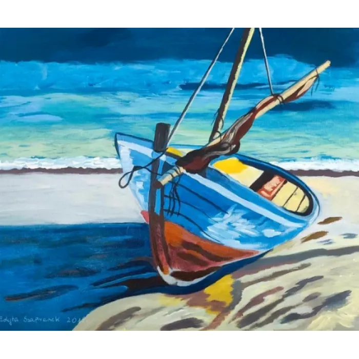 Łódź obraz na płótnie