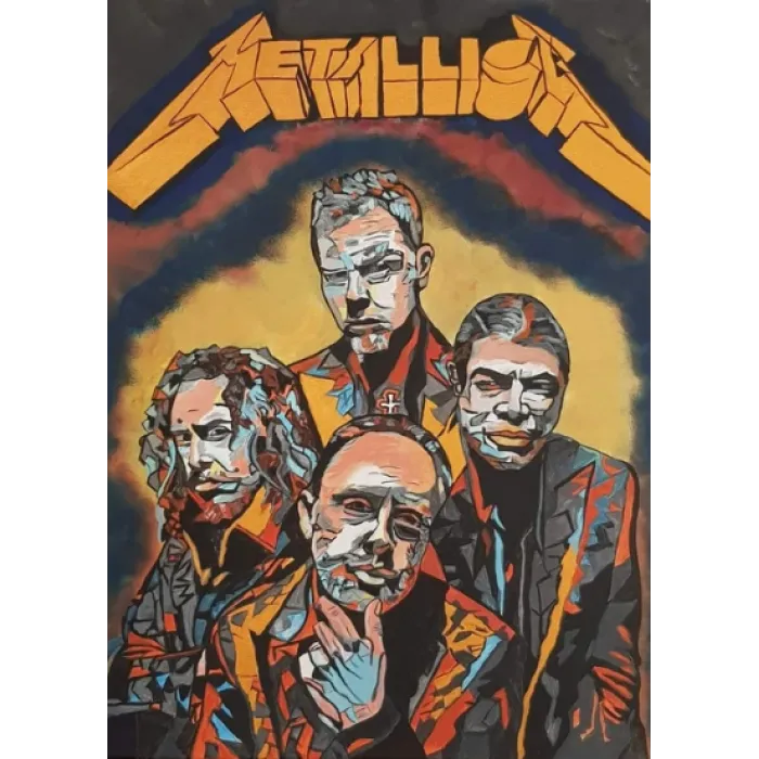 Metallica obraz na płótnie