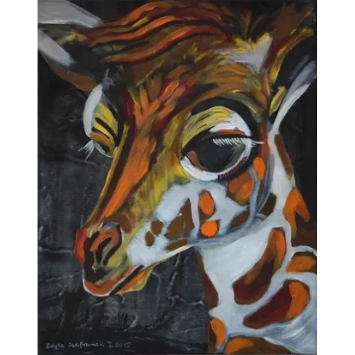 Żyrafa obraz na płótnie