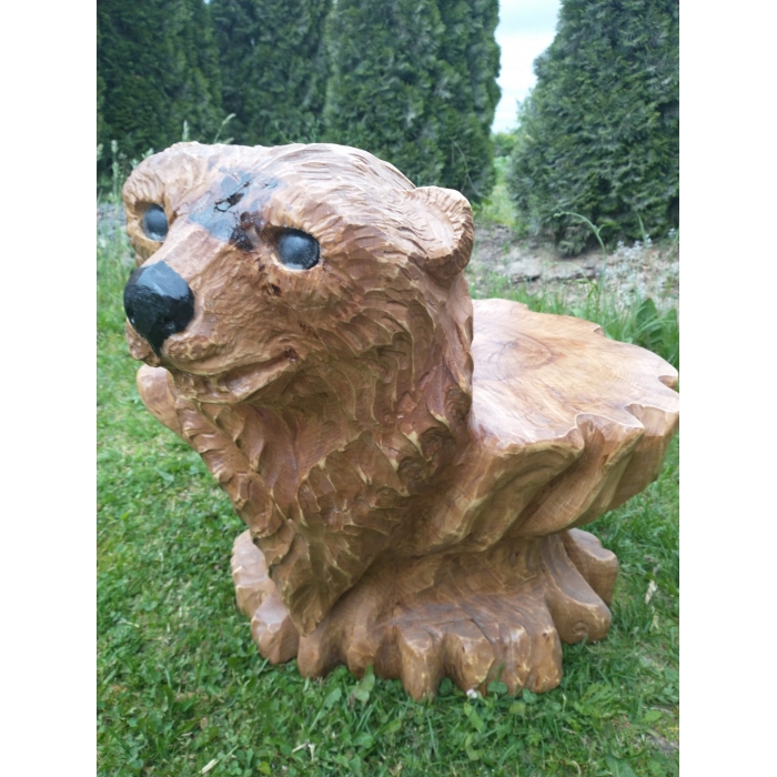 Stolik kawowy rzeźbiony 