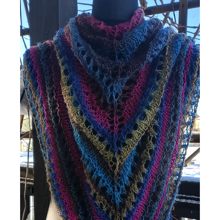 Chusta cieniowana z moherem