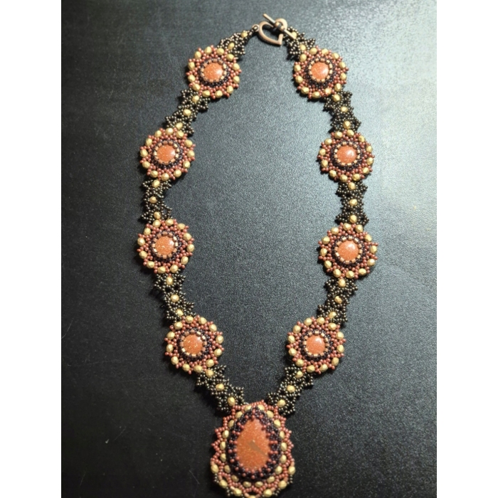 Naszyjnik z koralików Chocolate 