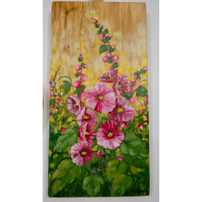 Malwy na postarzałej desce 