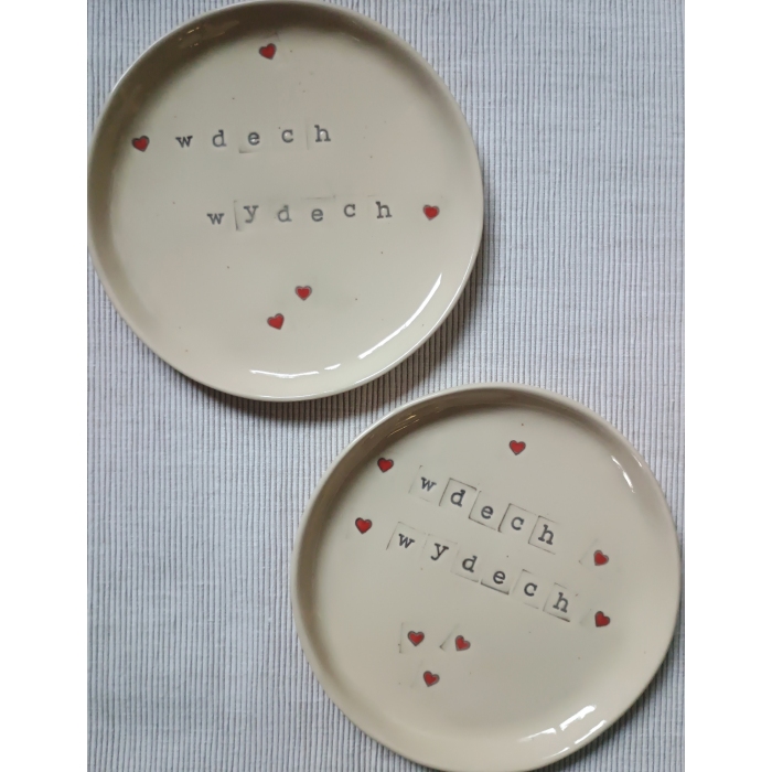 Zestaw dwóch talerzyków z serii Slow life
