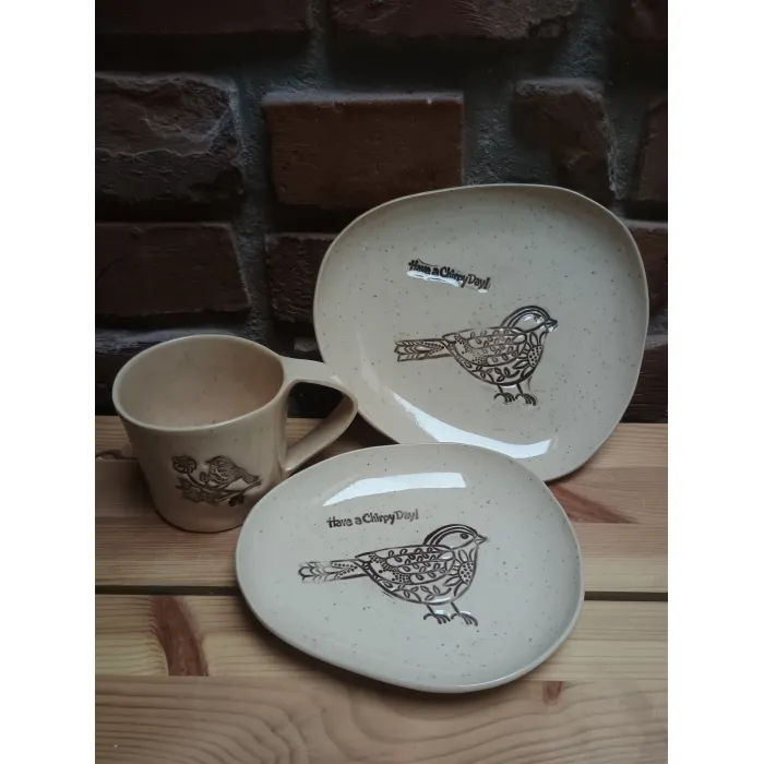 Ceramiczny zestaw śniadaniowy 