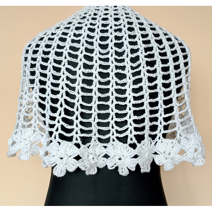 Pelerynka komunijna z kaszmirem i jedwabiem