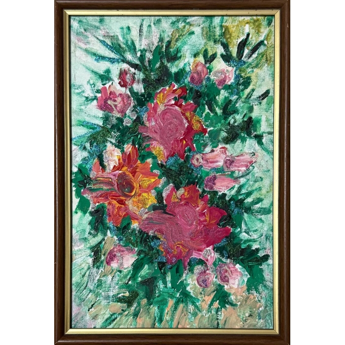 Czerwone i różowe kwiaty