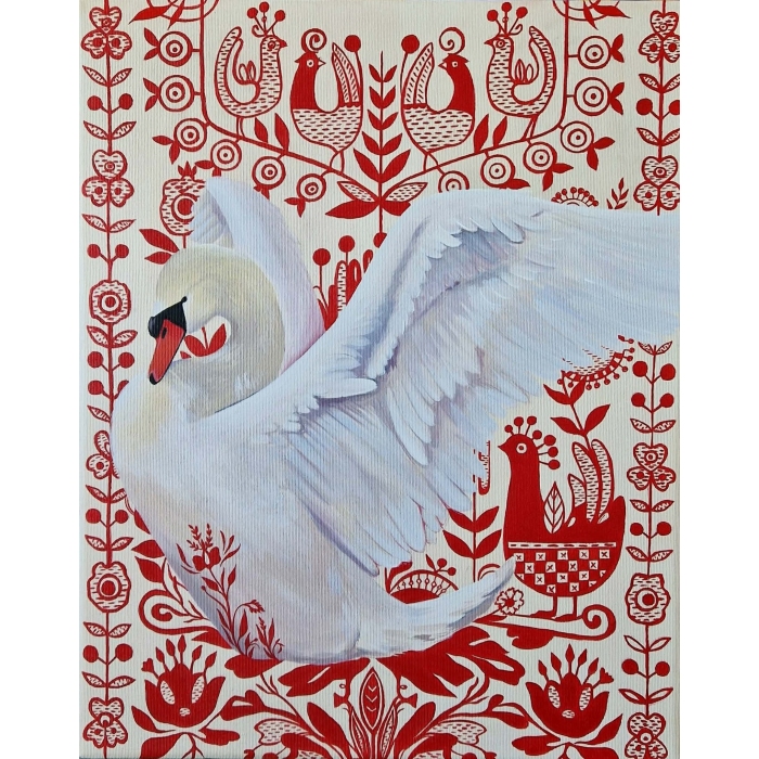 Drzewo życia, obraz folkowy