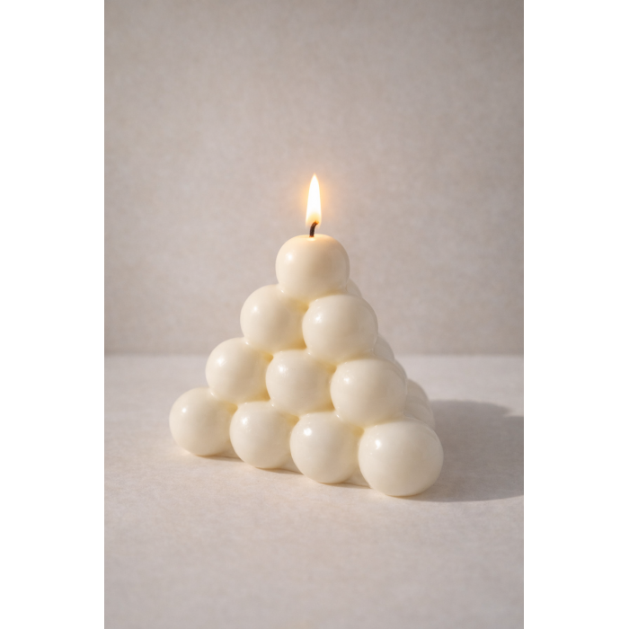 Świeca bubble trójkąt