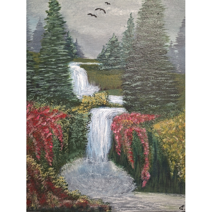 Chwila spokoju nad wodospadem