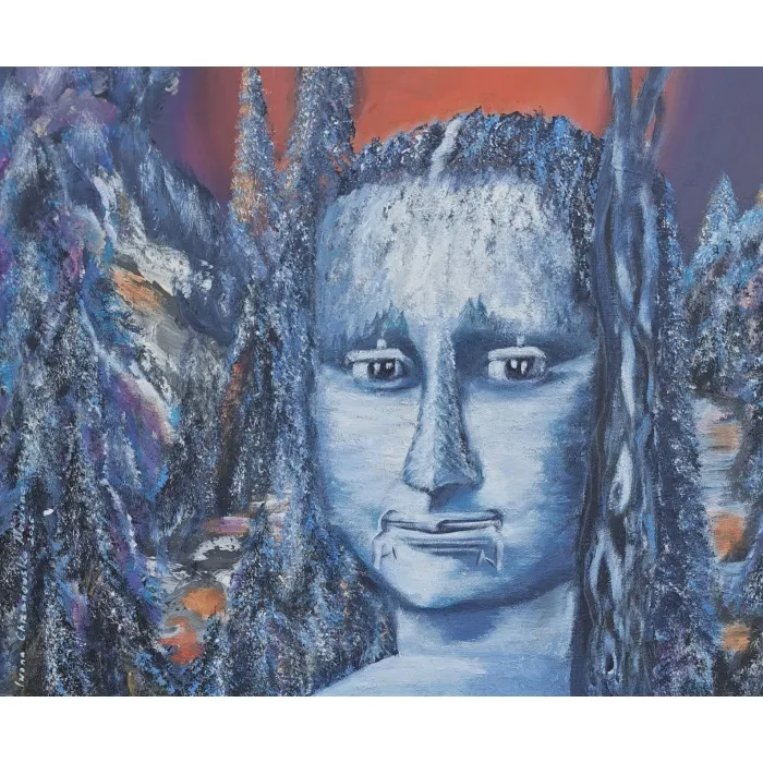 Mona Lisa zimowa panorama