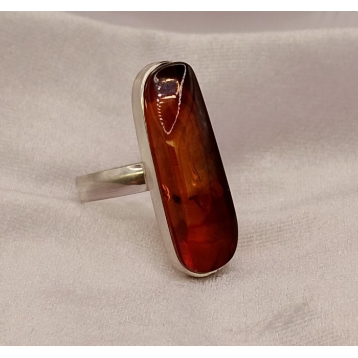 Pierścionek z bursztynem roz./średnica  20/19,03mm