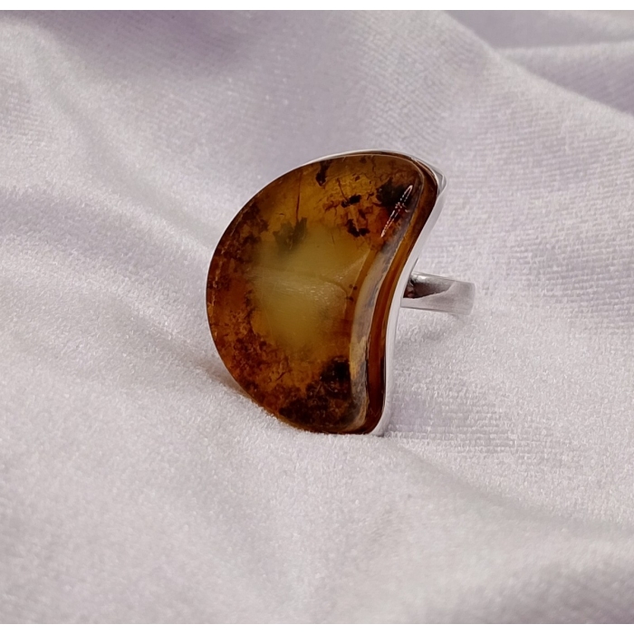 Pierścionek z bursztynem Rozmiar/Średnica wew. (mm) 20/19,09