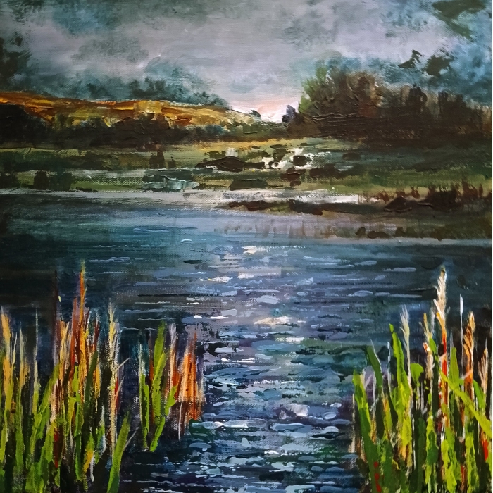 Jezioro przed burzą