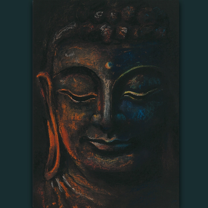 BUDDA. Suchy pastel