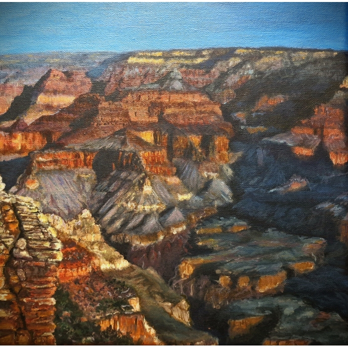 Grand Canyon oryginalny obraz akrylowy pejzaż amerykański
