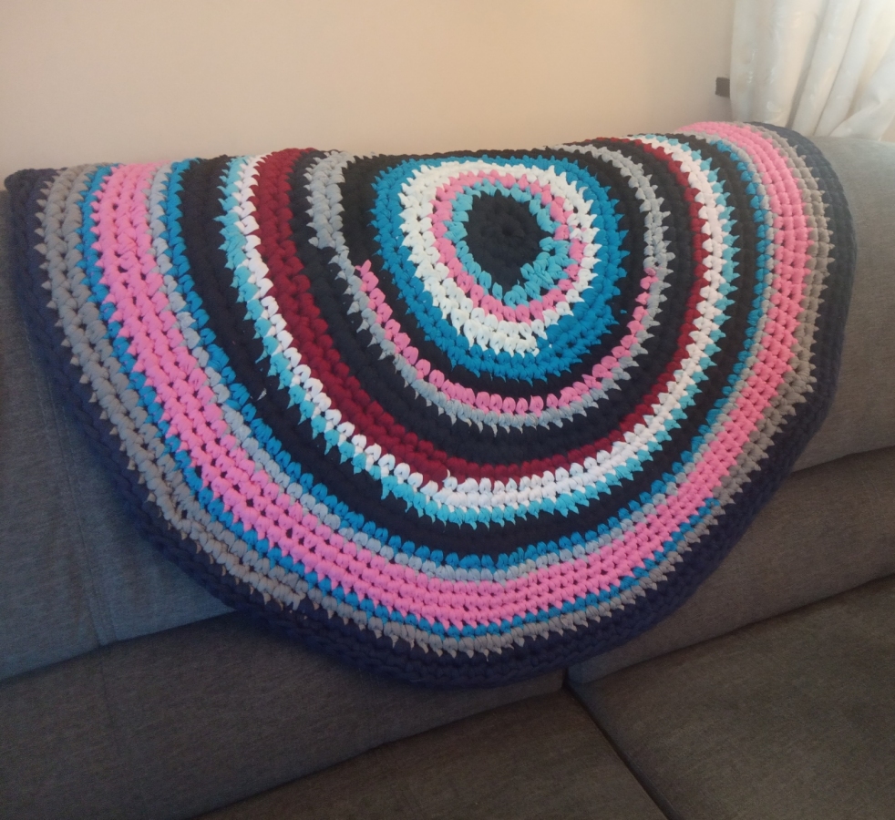 Dywan Eco Etno Zero Waste, 80 cm