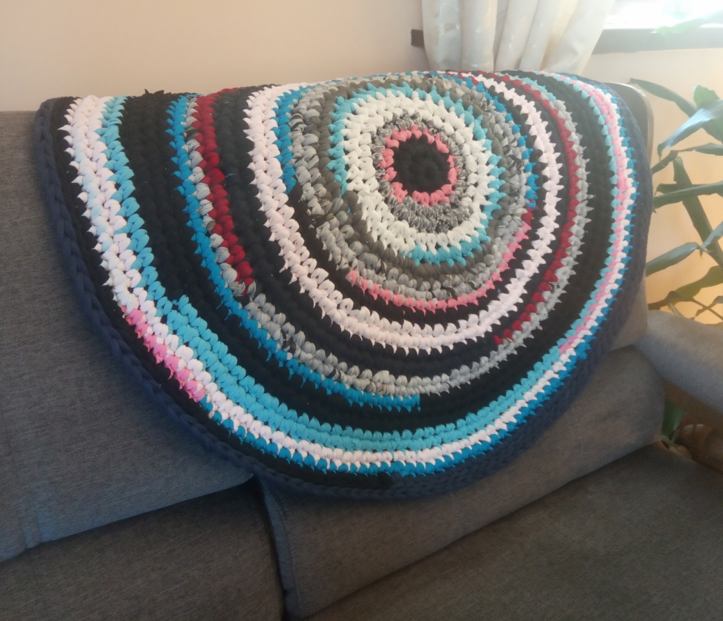 Dywan Eco Etno Zero Waste, 75 cm