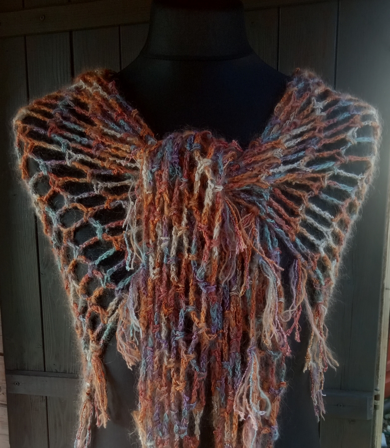 Chusta moherowa siateczka