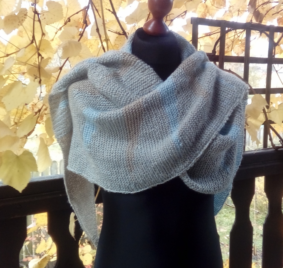 Długi szal Ciepły piasek i błękit nieba