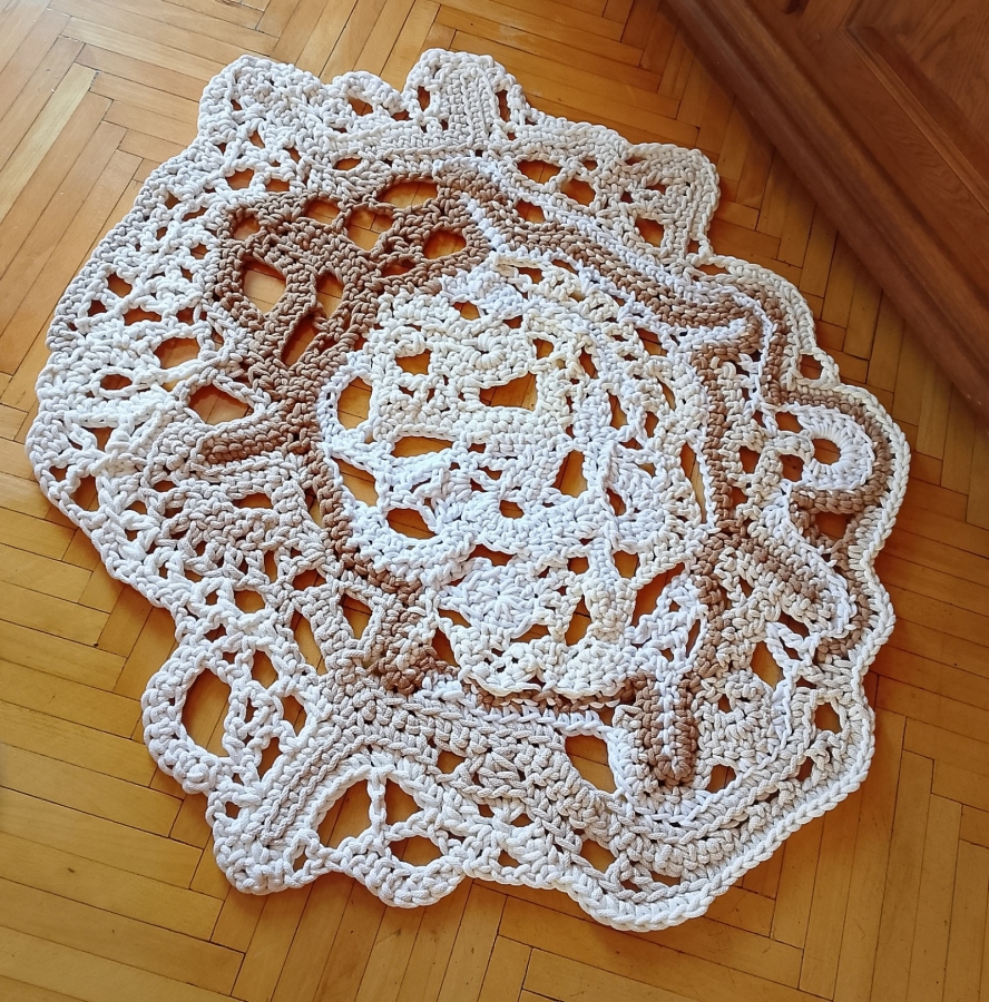 Dywan Freeform z kolorach ziemi