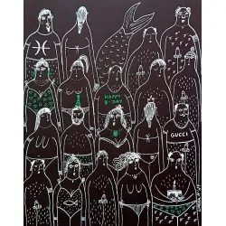 Plaża nudystów- Znaki Zodiaku, Ryby