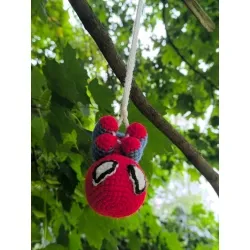 Wiszący Spider-Man Amigurumi 