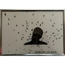 Fantazyjna grafika w ramce 