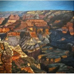 Grand Canyon oryginalny obraz akrylowy pejzaż amerykański