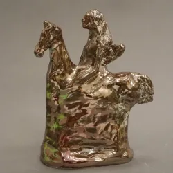 Anioł. Rzeźba ceramiczna